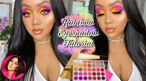 rainbow eyeshadow tutorial