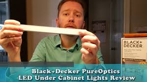Pureoptics Under Cabinet Led Lighting Review Black And Decker Youtube