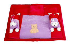 Purple Velvet Crib Bedding Set