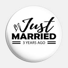 3rd wedding anniversary just married