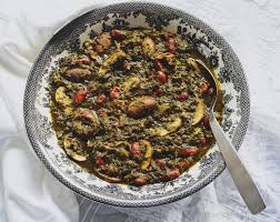 It is a very popular dish in iran. Turmeric Saffron Vegetarian Ghormeh Sabzi