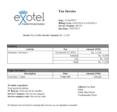 Open Source Html Tax Invoice Template By Exotel Team Kailash