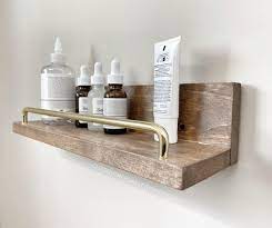 15 Wood Floating Shelf For Bathroom