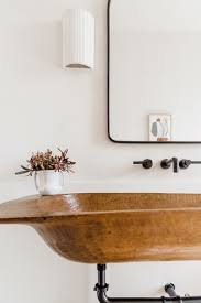 rustic bathroom sink diy with a wood