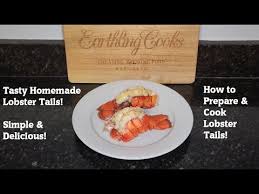 how to prepare and cook lobster tails