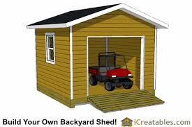 12x12 shed plans with garage door