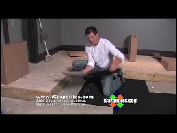 install carpet tiles with tactiles