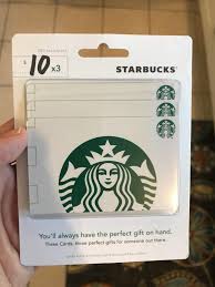 If you have used your starbucks gift card and its balance is less than $5 those funds are still available to you. Starbucks 30 Multipack 3 10 Gift Cards Walmart Com Walmart Com
