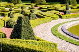 A Parterre In A French Formal Garden