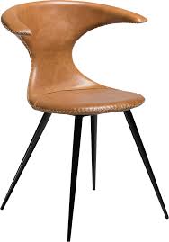 Shop for faux leather dining chairs in shop by material. Danform Flair Dining Chair In Light Brown Faux Leather With Black Legs Moodmaestro