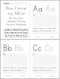 Abc Alphabet Workbook For Kids Student Handouts
