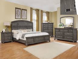 We made a beautiful bed and matching side tables. Gray Farmhouse Bedroom Set Free Shipping High Point Discount Furniture