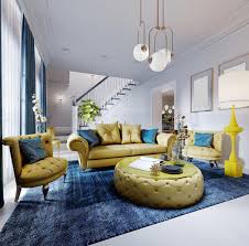 luxurious fashionable living room