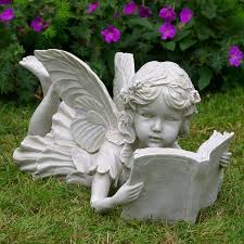 Whimsical Fairy Relaxing With A Book In