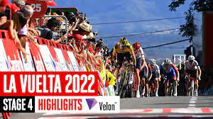 Uphill sprint domination | Vuelta a España 2022 Stage 4 Highlights - YouTube