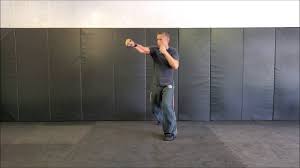 krav maga fitness bas rutten boxing workout straight punches only with resistance band