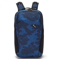 pacsafe vibe 20l backpack blue camo