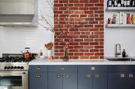 a brick feature wall