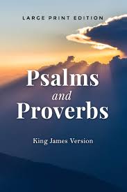 Yea, though i walk through the valley of the shadow of death, i will fear no evil: Psalms And Proverbs Large Print Edition King James Version Kjv Of The Holy Bible Holy Bible King James Eglund Katherine Tamblyn Nicholas 9781792837067 Amazon Com Books