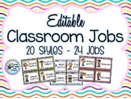 Classroom Jobs Classroom Decor Clip Chart