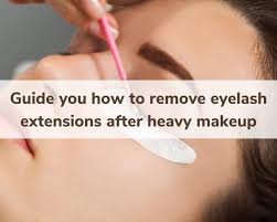 remove eyelash extensions