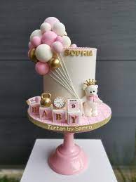 Welcome Baby Girl By Tortenbysemra Baby Girl Birthday Cake Girls  gambar png