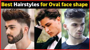 oval face shape haircut for men