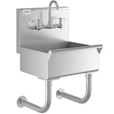 Hand Sink With 1 Wall Mounted Faucet