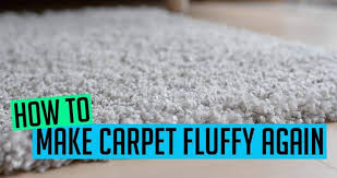 how to make carpet fluffy again