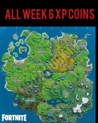 Where to find gold xp coins in week 6 season 3? All 20 Xp Coins From Week 6 Fortnite Chapter 2 Season 2 Youtube Video Up On Mrcanuck Gaming Fortnitebr