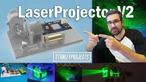 esp32 laser projector with stepper