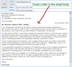 Email Cover Letter And Cv Sending Tips And Examples Cv Plaza