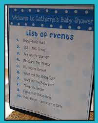 A parting gift is a simple way to thank your guests for attending, and it. Agenda List Of Events This Is Helpful For The Guests To Know What To Expect I Planned Ten Mini Gam Baby Shower Program Baby Shower Event Baby Shower Agenda