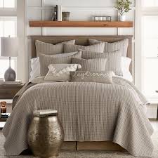 levtex home mills waffle taupe textured