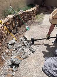 Removing A Concrete Patio By Hand