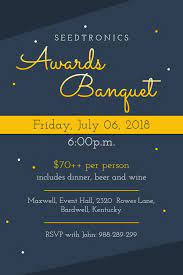 Manager of the year award. Modern Awards Banquet Event Invitation Poster Template Event Invitation Templates Event Invitation Graduation Party Invitations Templates