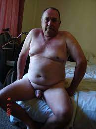 Fat old man naked
