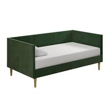 velvet upholstered daybed twin size