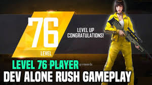 50 players parachute onto a remote island, every man for himself. Free Fire Live Dev Alone Rush Gameplay Garena Free Fire Youtube
