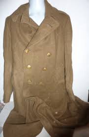 Us Army Wwii Trench Coat Green Wool