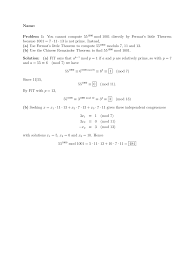 math solutions fermat s theorem