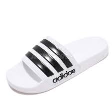 Details About Adidas Adilette Shower White Black Men Sports Sandals Slides Slippers Aq1702