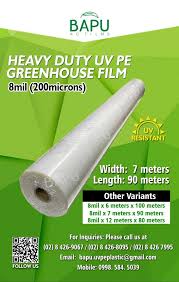 uv plastic for greenhouse and