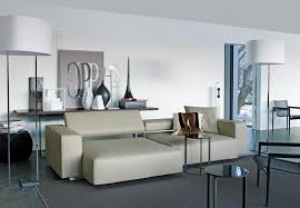 contemporary beige sofa interior