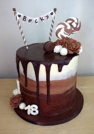 Best 25 18th birthday cake ideas on pinterest. Chocolate Cakes For 18th Birthday Girl Novocom Top