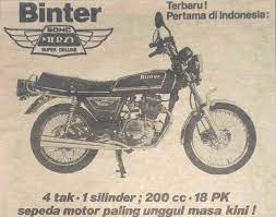 Kawasaki binter ke 125 tak hanya keluarkan motor touring dan sport, binter juga bermain di segmen motor trail dengan melahirkan binter ke 125 pada 1981. Binter Merzy Indonesia Sepeda Motor Periklanan