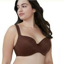 Details About Lane Bryant Cacique Bra Smooth Balconette Brown Underwire Plus Size 42d New