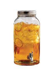 Glass Mason Jar Beverage Dispenser