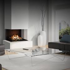 linear contemporary fireplaces