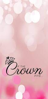 if the crown fits blush pink sparkle